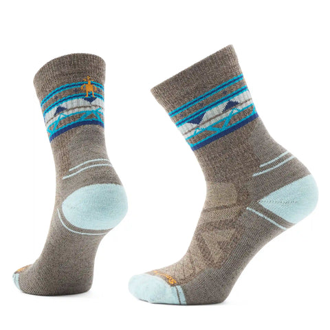 Women's Hike Zig Zag Valley Mid Crew Socks