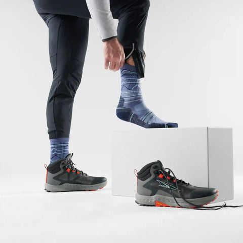 Hike Mountain Range Crew Socks
