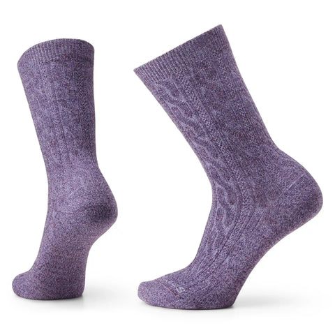 Women's Everyday Cable Crew Socks