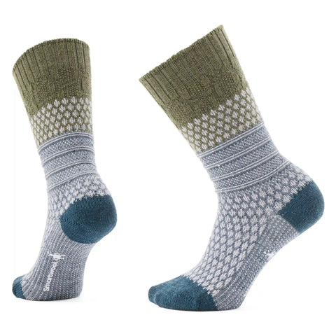 Women's Everyday Cozy Popcorn Cable Crew Socks