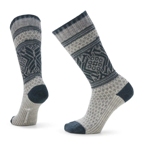 Women's Everyday Cozy Popcorn Snowflake Crew Socks