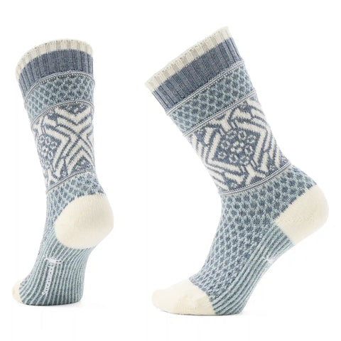 Women's Everyday Cozy Popcorn Snowflake Crew Socks