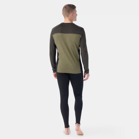 Men's Classic Thermal Merino Base Layer Colorblock Crew Boxed