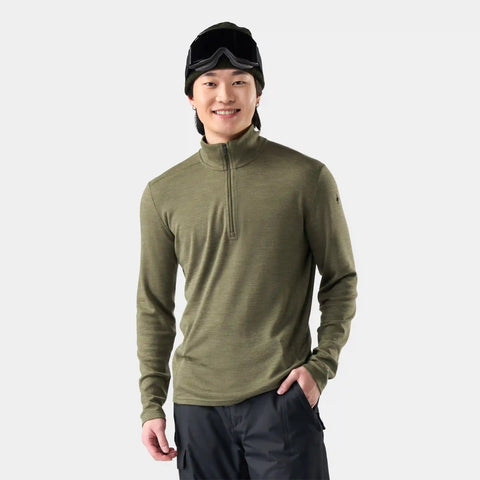 Men's Classic Thermal Merino Base Layer 1/4 Zip