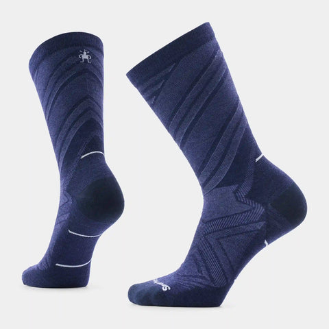 Run Pattern Crew Socks