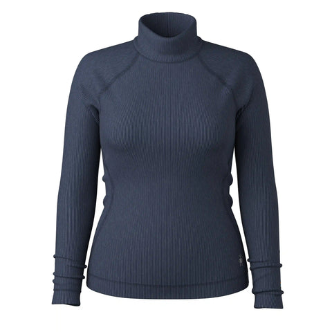 Women's Thermal Merino Rib Turtleneck