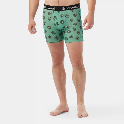 Men's Merino Print Boxer Brief